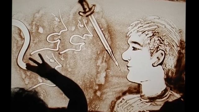 Песня о ПАСТОРЕ. Наталья Бергер поёт и рисует песком песню Ильи Якунина.