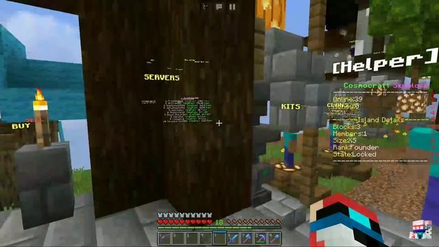 Playing with Me In CosmoCraft Server | CosmoCraft Skyblock | Minecraft Hindi