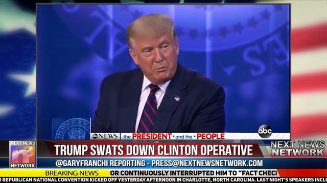 "WATCH President Trump CALL OUT Clinton Operative Geroge Stephanopolous at Town Hall"