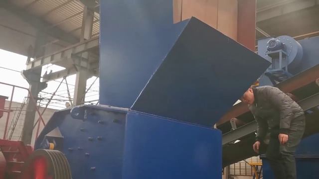 SL-1280 дробилка для стружки и лома металлов.mp4
