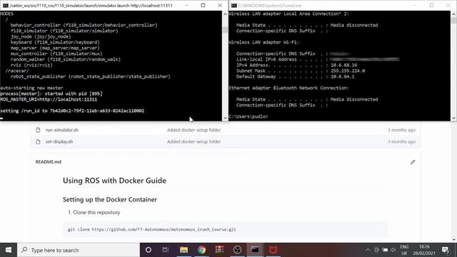 F1Tenth Docker Workflow Tutorial - Formula Trinity Autonomous
