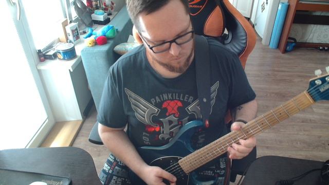 Dream Theater Another Day (solo guitar cover), Music Man Silhouette 2000