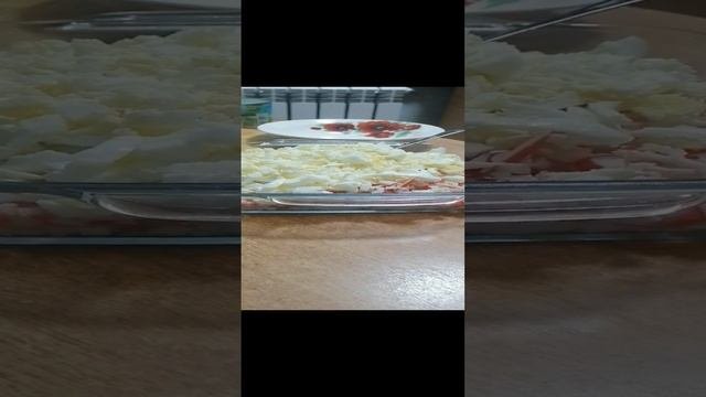 Крабовый салат.