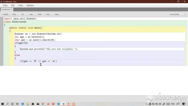 Conditional Constructs in Java ICSE 9/10 Part - II | nested-if() and switch statement with programs