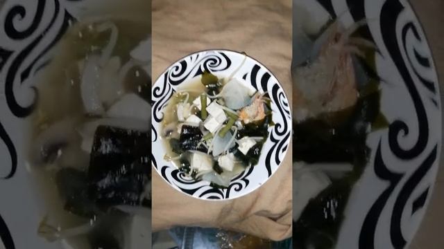 Pinoy style miso soup