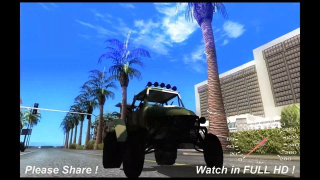 #295 Military Buggy "New Vehicles v2 - GTA SA"