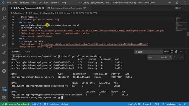 Kubernetes Canary Deployment