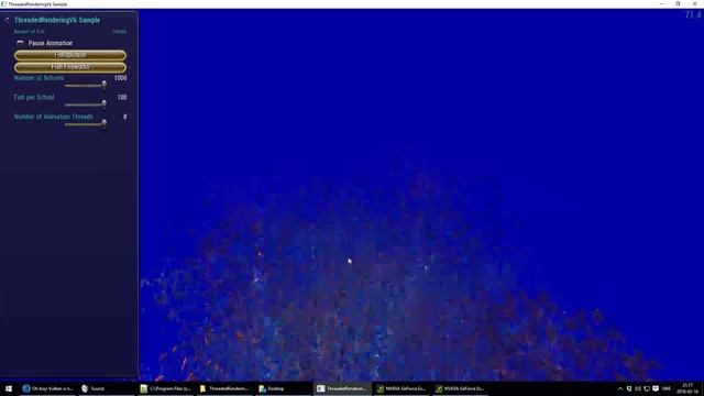 Vulkan threaded rendering test
