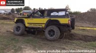 Nissan Patrol extreme off-road in mud & full power climb