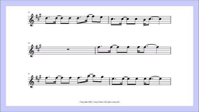 NewJeans (뉴진스) - ‘Ditto’ Sheet Music 디토 악보 / Flute Cover / 플룻 바이올린 클라리넷 색소폰 오보에 트럼펫 멜로디 연주 커버