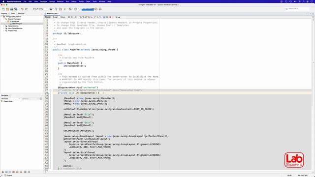 Java Swing tutorial 07 - UI Builder (1a parte) - Esploriamo l'ambiente
