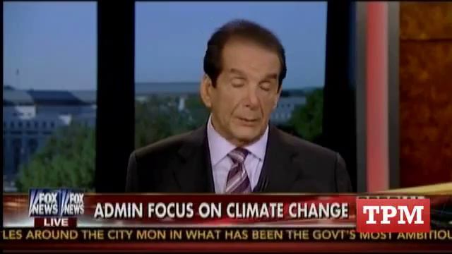 Charles Krauthammer: Climate Change A 'Superstition'
