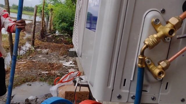 Installation 1 unit Haier wall type inverter Air-conditioning