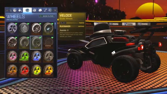 Top 10 black wheels in rocket league