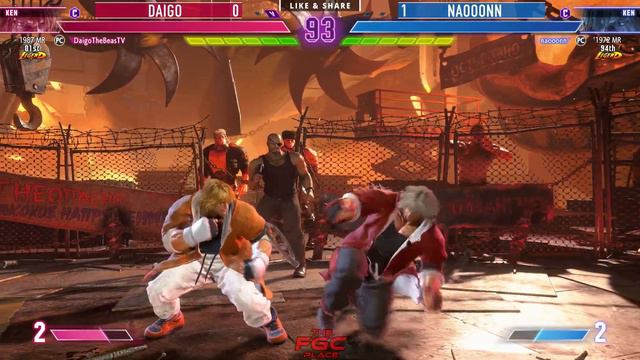 SF6 🔥 Daigo (Ken) vs Naooonn (Ken) 🔥 Street Fighter 6
