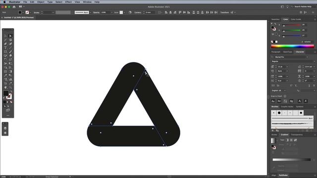 Modern Gradient Logo Design Illustrator Tutorial