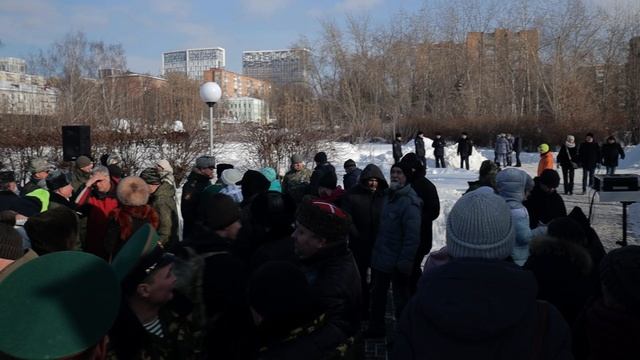 Открытие памятника бойцам СВО в Ижевске