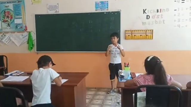 Marhamat tuman "Barkamol avlod" bolalar maktabi "Mental arifmetika" to'garagi jarayonidan lavxa