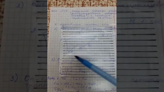 Геодезия Определение площади параллельной палеткой