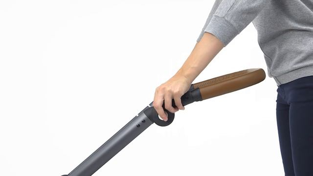 Mutsy EVO: adjusting the height of the push bar