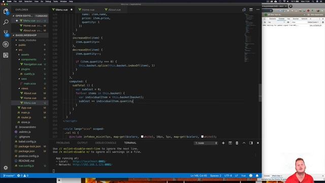 VueJS | Lvl 5 24 Calculating price in basket