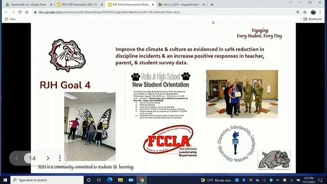 Rolla School Board Meeting Nov. 11th 2021