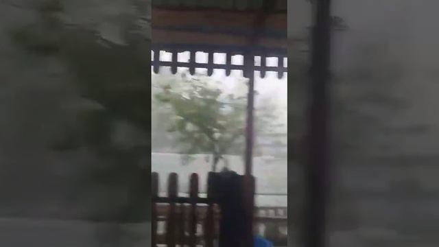 ‼️🇰🇿Сильный шторм с градом в Акмолинской области Казахстана