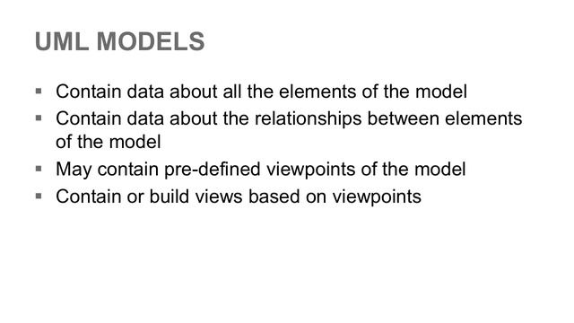 1. Models And Diagrams