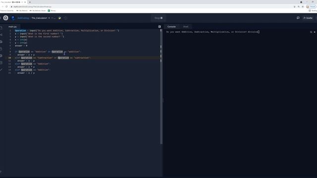 Toutorial to make a Calculator in Python SUPER EASY First Project Level
