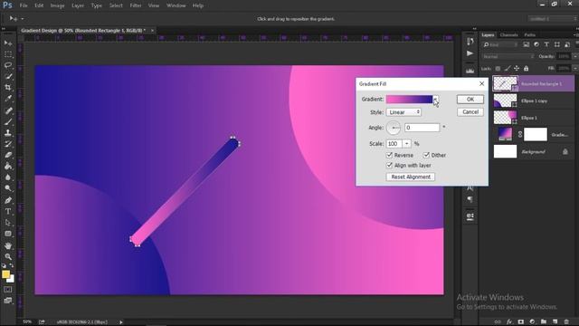 Cara Membuat Background Gradient di Photoshop || Tutorial Photoshop