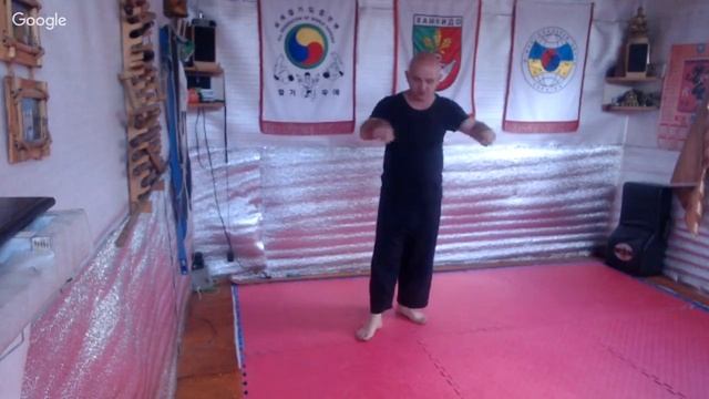 Цигун пространства . Скользящий шаг  .