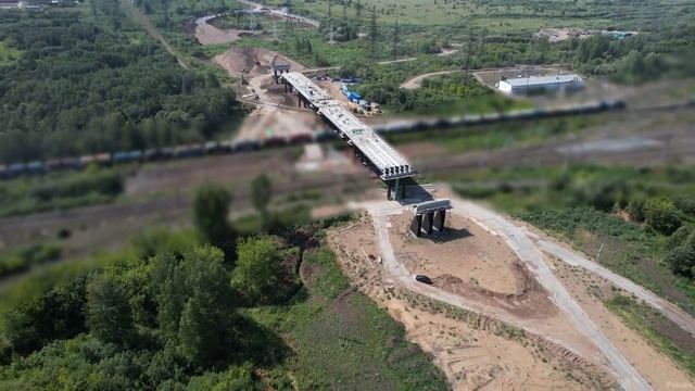 Выезд с промышленного узла "Осенцы". г. Пермь. Июль 2023