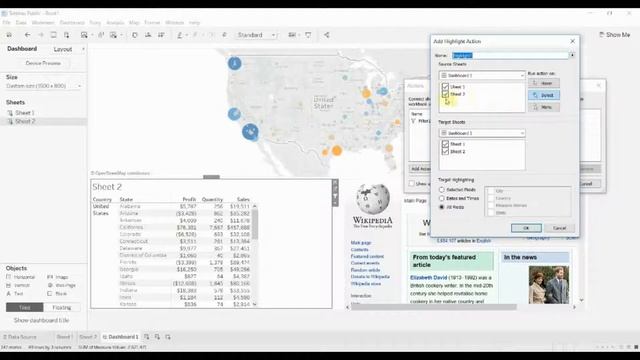 Tableau in Two Minutes - A Guide to Dashboard Actions