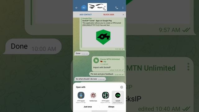 SocksIP : Configuration File Import