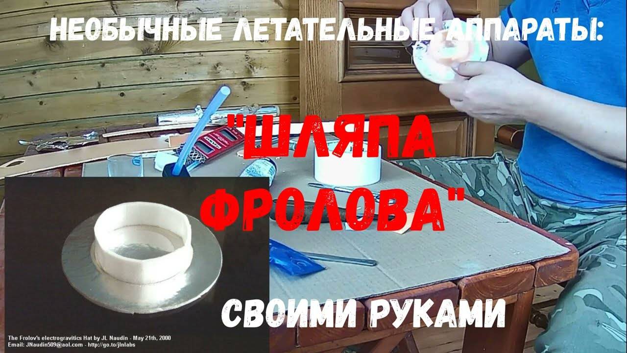 Шляпа Фролова своими руками