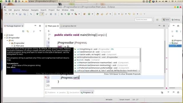 23  JAVA Swing GUI   JProgressBar