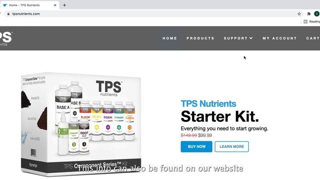 Base A & B By TPS Nutrients - Plant Fertilizer - The Foundation To Any Grow
