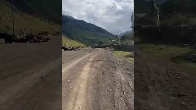 Дагестанский аттракцион для горных козлов. Зацепись рогами за провода и катайся сколько хочешь