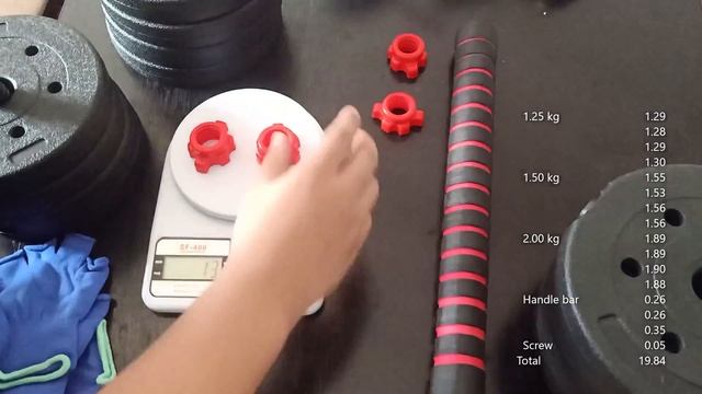20kgs Adjustable Dumbbell Set