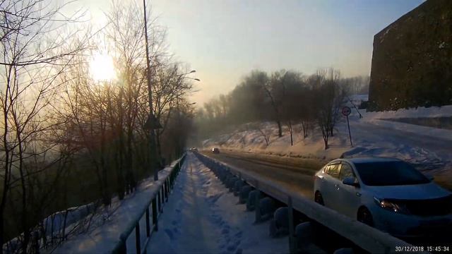 Прогулка на Кузнецкую Крепость. Экшн-камера GitUp Git2P Pro Panasonic 90 Lens.