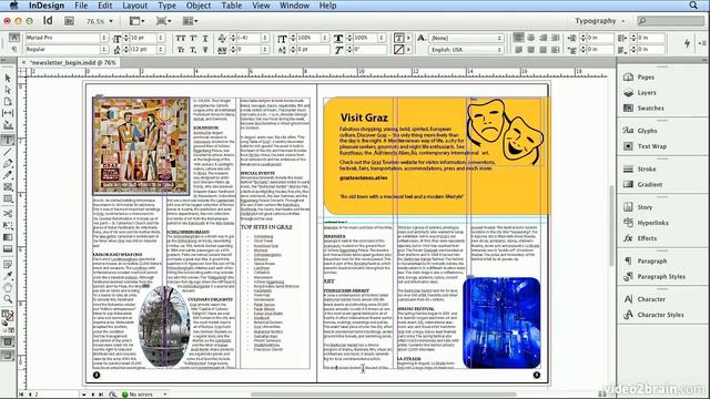 Adobe Indesign CS6 Tutorial - 36  Hyphenation Settings and Widow