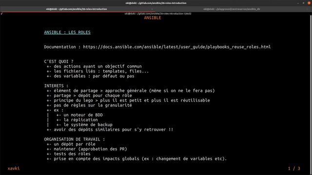 ANSIBLE - 26. LES ROLES : PRINCIPES ET STRUCTURE