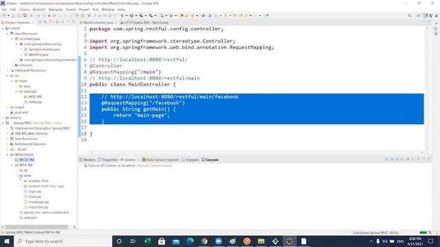 Create Restful Controller