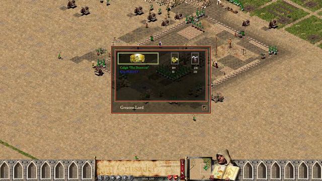 WHAT A BATTLE! Stronghold Crusader  I Phillip vs Caliph 1v1