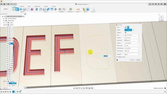 Designing a 3D Printed Pantograph Font  Fusion 360 Tutorial