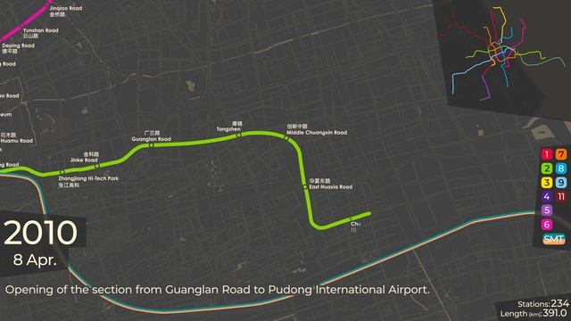 History of the Shanghai Metro 2