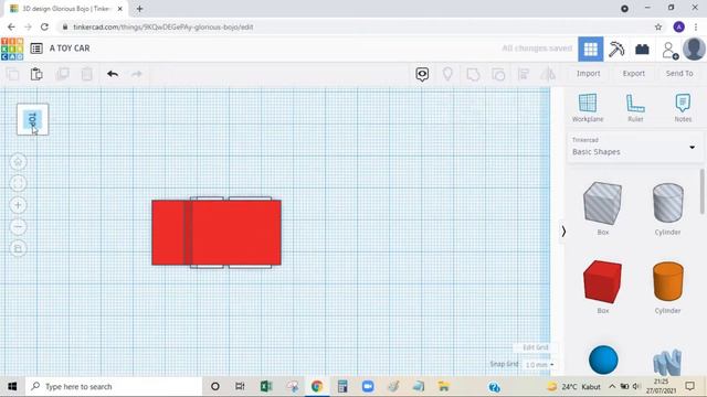 3D моделированию  Делаем автомобиль в TinkerCAD