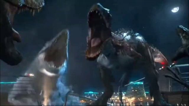 Dinosaurs Jurassic world dominion: Spinosaurus kingkong kinggidorah rodan sirenhead godzilla