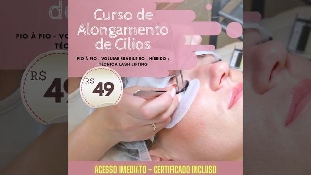Aprenda a fazer alongamentos de Cilios sem muita burocracia.