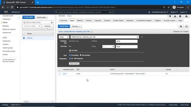 Amazon DynamoDB - Query | Part #2 (Lab1)